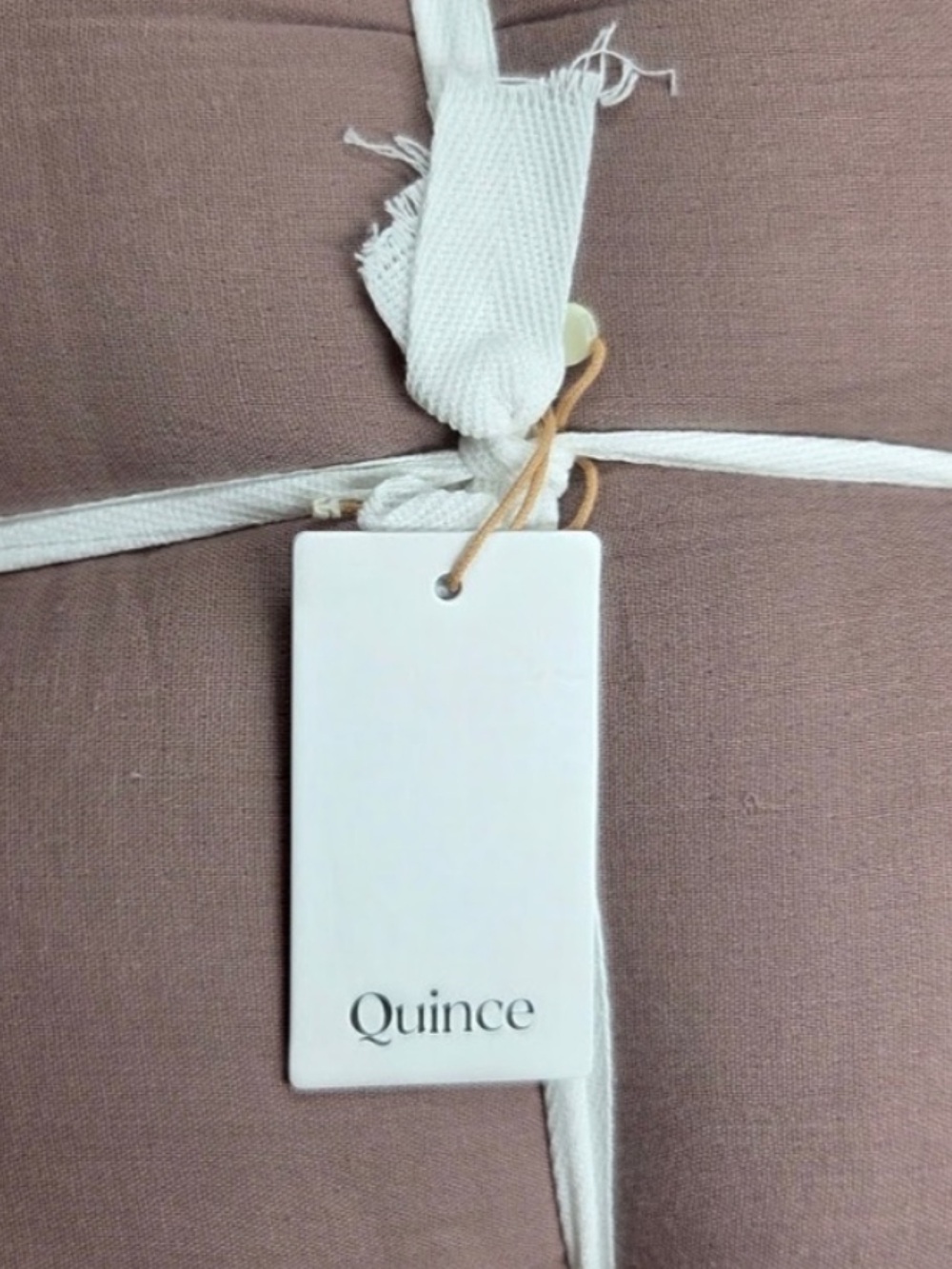 NWT QUINCE Airy Gauze Dream Quilt Set Organic Fig Purple King / Cal King - Picture 8 of 13